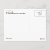 Foto Briefkaart vrouwenmars (Achterkant)