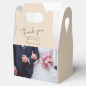 Foto bruiloft Dank je  Bedankdoosjes (Geopend)