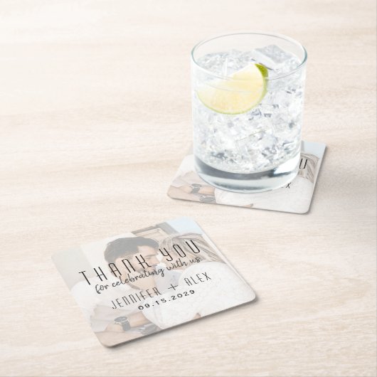 Foto bruiloft Dank u Onderzetter (Insitu)