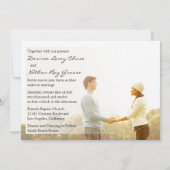  foto bruiloft uitnodiging (Achterkant)