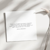 Foto Bruiloft Vierkant Dank u Kaart