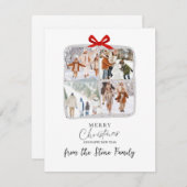 Foto Cadeau Kerst Kaart (Voorkant / Achterkant)