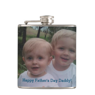 Foto-cadeau Vaderdag drinkfles Heupfles