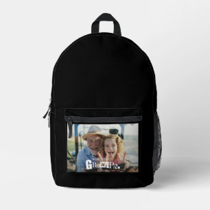 Foto Cadeau Werelds Beste Opa Opgerichte Jaar Bedrukte Rugzak