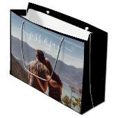 Foto-cadeautas Groot Cadeauzakje (Voorkant Gekanteld)