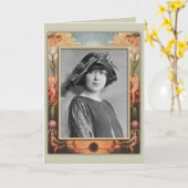 Foto CC0195 Birthday vervangen Kaart (Gele Bloem)