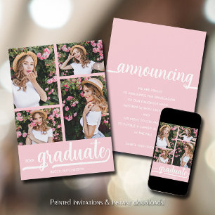 Foto Chic 4-Afstuderen Aankondiging