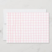 Foto Chic Coquette Roze Bow 30e verjaardag Bedankkaart (Achterkant)