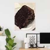 Foto Chocolate Cake Poster (Thuiskantoor)
