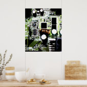 Foto circuitkaart poster (Keuken)