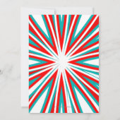 Foto Circus Carnaval Marquee Verjaardagsfeest Kaart (Achterkant)