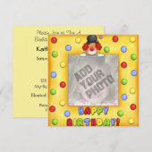 Foto Clown Verjaardag Kaart (Voorkant / Achterkant)