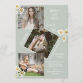 Foto Collage 3 Persoonlijk Daisy Afstuderen Aankondiging (Voorkant)