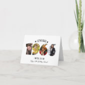 Foto collage 60e verjaardag opgericht 1966 bedankkaart (Voorkant)