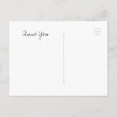 Foto Collage Afstuderen Dank u Briefkaarten (Achterkant)