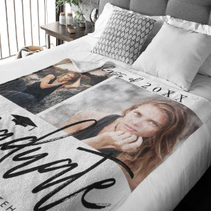 Foto Collage Afstuderen Fleece Blanket Deken