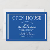 Foto Collage Afstuderen Open House Invitation Kaart (Achterkant)