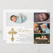 Foto Collage Baptisme Kaart (Voorkant / Achterkant)