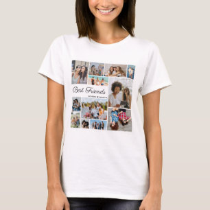 Foto Collage Best Friends Forever Unisex T-shirt
