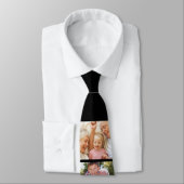 Foto Collage Best Grandpa Ever Black White Stropdas (Gebonden)