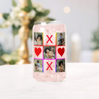 Foto Collage Boter Kaas Eieren Knuffels Kusjes Vad Blikvorm Glas
