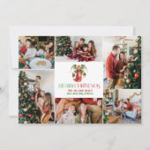 Foto Collage Christmas Angel Fancy Typografie Kaart (Voorkant)