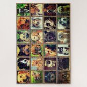 Foto Collage Dog Jigzaag Puzzle Legpuzzel (Verticaal)