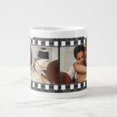 Foto Collage Film Strip - Aangepast, op maat Extra Grote Beker (Voorkant)