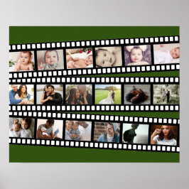 Foto Collage Film Strip - Aangepast, op maat Poster