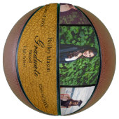 Foto: Collage Gold Leather Afstuderen Basketball Basketbal (Verticaal)