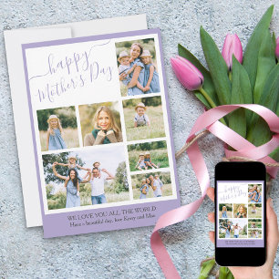 Foto Collage Happy Moederdag 7 Afbeelding Feestdagenkaart