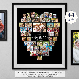 Foto Collage Hart Samen Maken We Een Familie Afdruk
