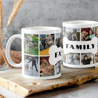 Foto Collage Hond Familie Koffiemok