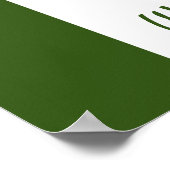 Foto Collage in nummer 50 Vorm voor 50e verjaardag Poster (Hoek)