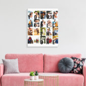 Foto Collage Je bent nog steeds het One 20 Afbeeld Canvas Afdruk (Insitu (Woonkamer))