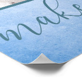 Foto collage - kleinkinderen maken het leven groot poster (Hoek)