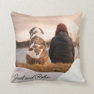 Foto-collage kussen voor huisdierhond als aandenke