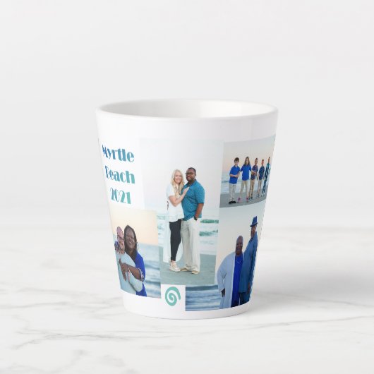 Foto Collage Latte Mok (Voorkant)