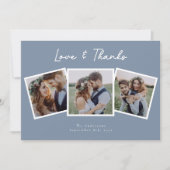 Foto Collage Love and Bedankt Wedding (Voorkant)