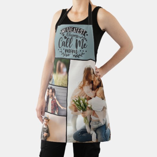 Foto collage mam keepomwille moederdag schort (Insitu)