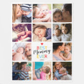 Foto Collage mama Fleece Deken (Voorkant)