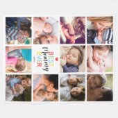 Foto Collage mama Fleece Deken (Voorkant (Horizontaal))