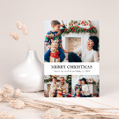 Foto Collage Merry Kerstry Feestdagenkaart