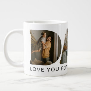 Foto-collage met DAD-letter Extra Grote Beker
