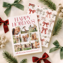 Foto-collage met Kerst- en Nieuwjaarsboog