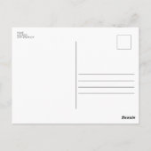 Foto Collage Modern Congrats Black en White Briefkaart (Achterkant)