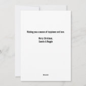 Foto Collage Modern Zeer prettige kerstfeestdag Feestdagenkaart (Achterkant)