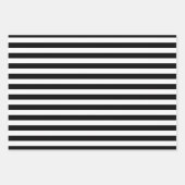 Foto Collage Monogram Black White Inpakpapier Vel (Voorkant 3)