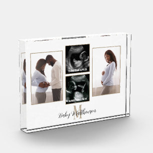 Foto Collage Monogram Initiaal Moederschap