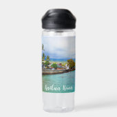 Foto: Collage Monogram Kailua Kona Hawaii Waterfles (Achterkant)